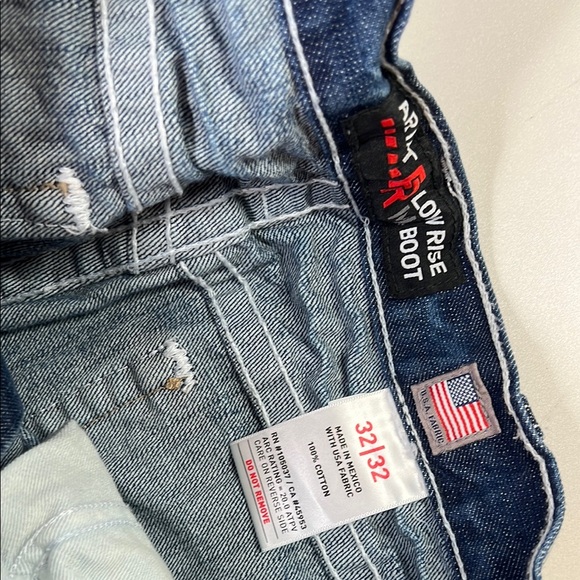 Ariat Men's low rise M4 bootcut Blue Jeans 32/32 - Picture 2 of 8